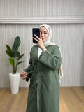 Keten Kimono Takım Haki