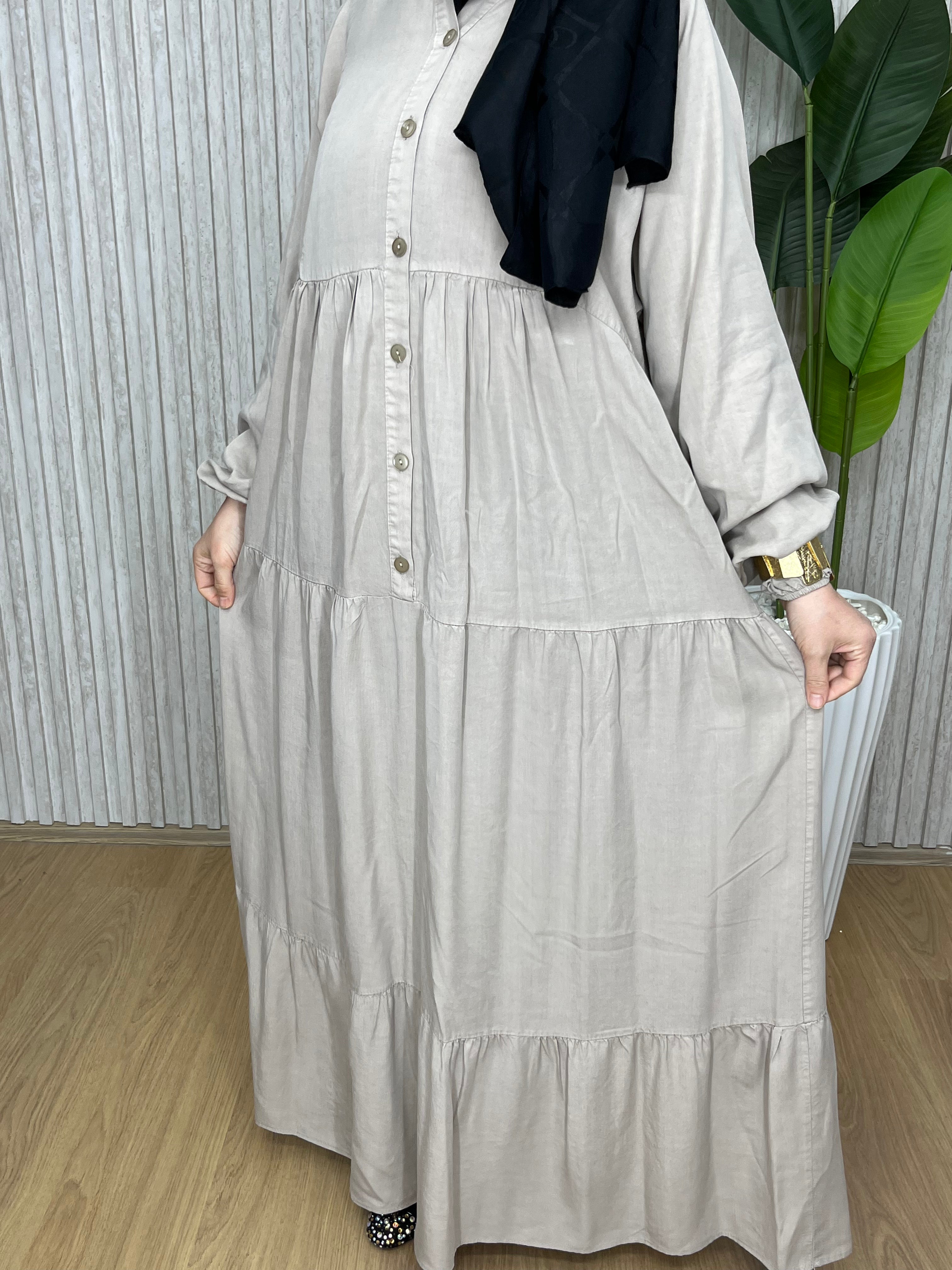 Zehra Elbise Taş Rengi