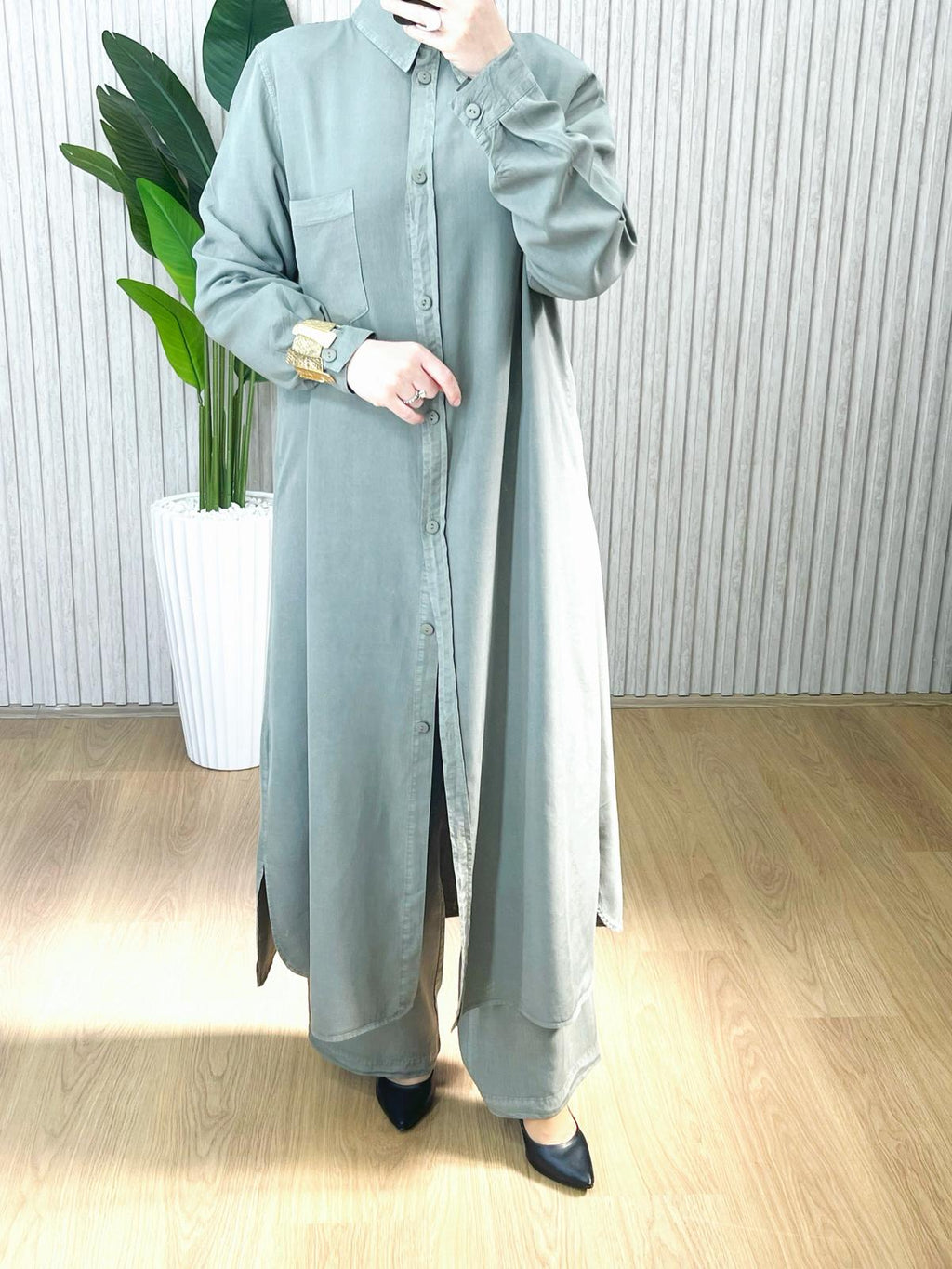 Hüsna İkili Takım  Mint Yeşili